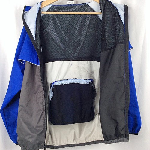 Molehill Mountain Equipment Windbreaker Jacket Size 14 Hooded Full Zip Packable - Picture 8 of 11