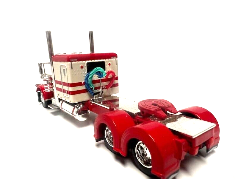 DCP / FIRST GEAR 1/64 SCALE 389 PETERBILT FLAT TOP, RED & WHITE eBay