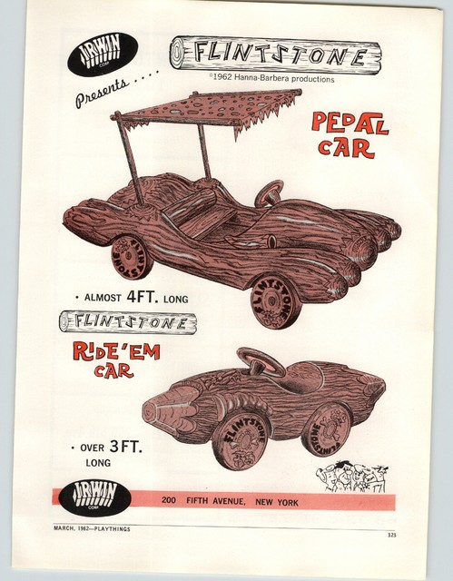flintstone pedal car