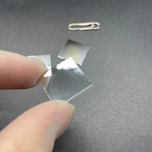 Optical Glass Beam Splitter Plate 20x20x1.1mm Laser Lens Spectrum Analysis Tools