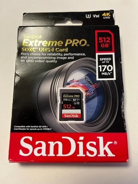Sandisk extreme pro 512 discount
