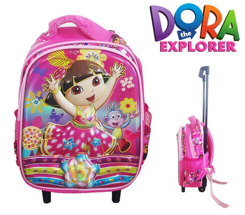 Dora la Exploradora Maleta De Viaje Trolley Equipaje del Niño Niño Niña  Bolso Escolar | eBay