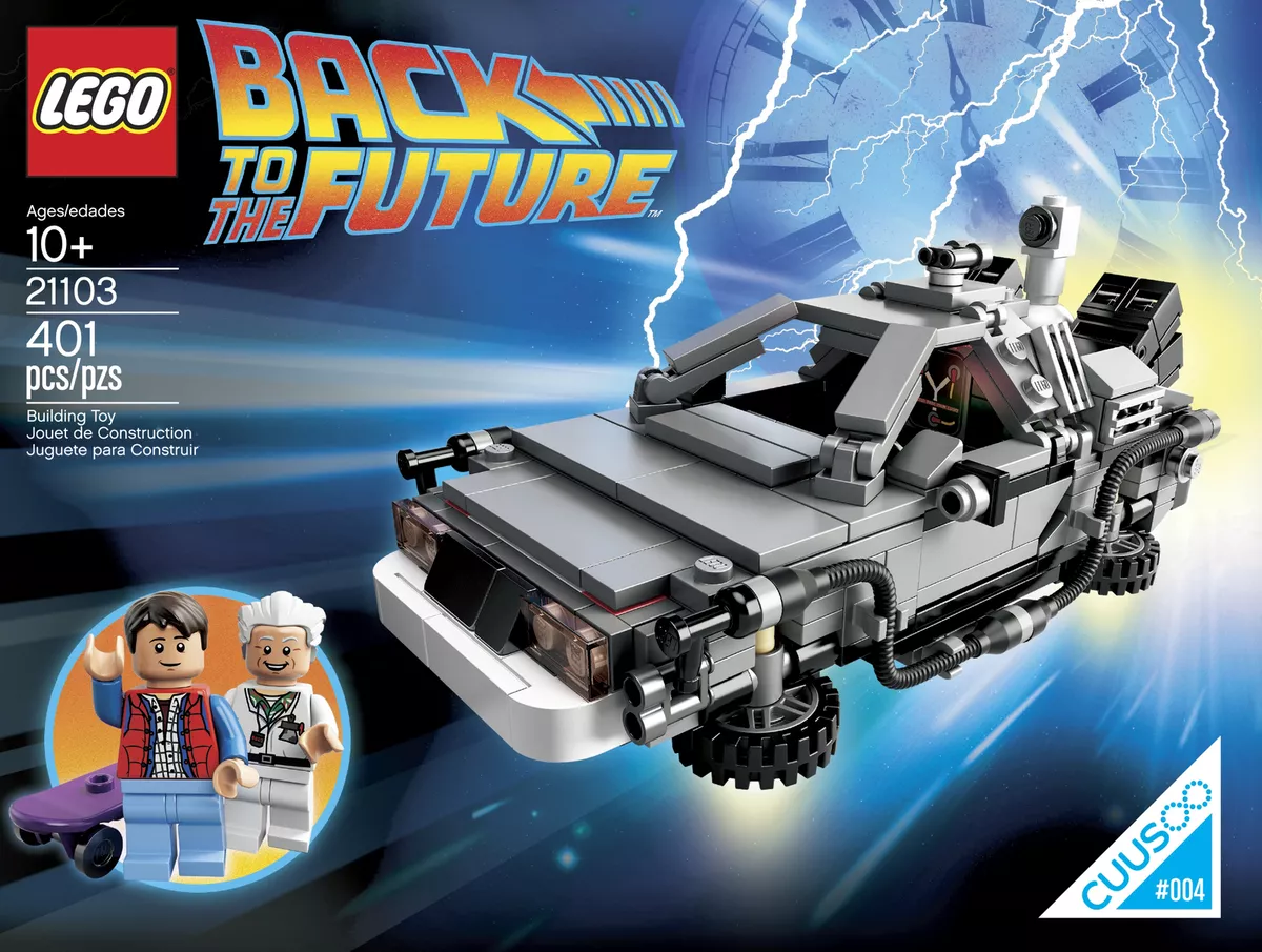 BNIB Lego Back to the Future Delorean Time Machine 21103 401PCS