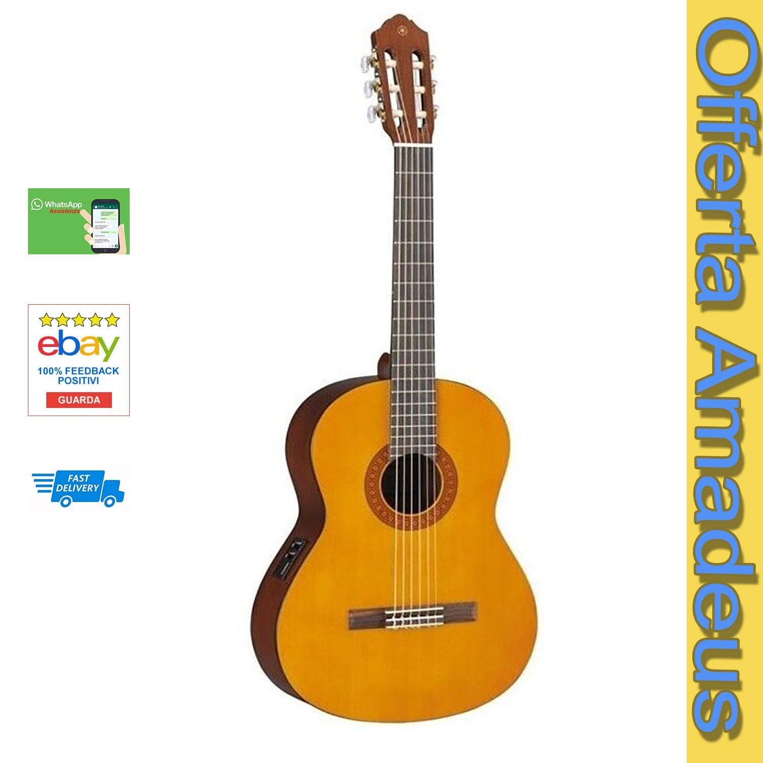 Chitarra Classica Elettrificata per scuola YAMAHA GCX40II Ideale per uso studio