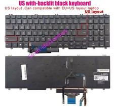 US Keyboard For Dell Latitude 5500 5501 5510 5511 Precision 3500 3501 3540 3541