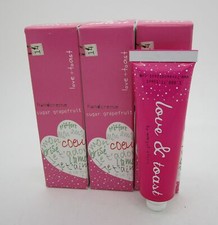LOVE TOAST Hand Creme SUGAR GRAPEFRUIT 1.25 oz each - Lot of 3