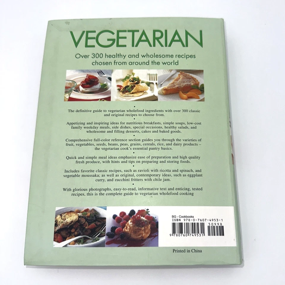 Vegetarian Over 300 Healthy And Wholesome Recipes Cookbook Nicola Graimes - Image 2 of 4