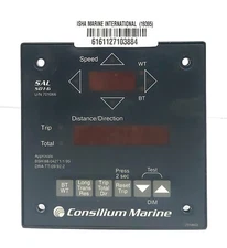 Consilium Marine SAL SD1-6 Universal Two-Axis log Display 701066B