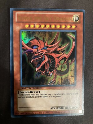 Yu-Gi-Oh! TCG Slifer the Sky Dragon Yugi's Legendary Decks YGLD-ENG01 Ltd Ed.