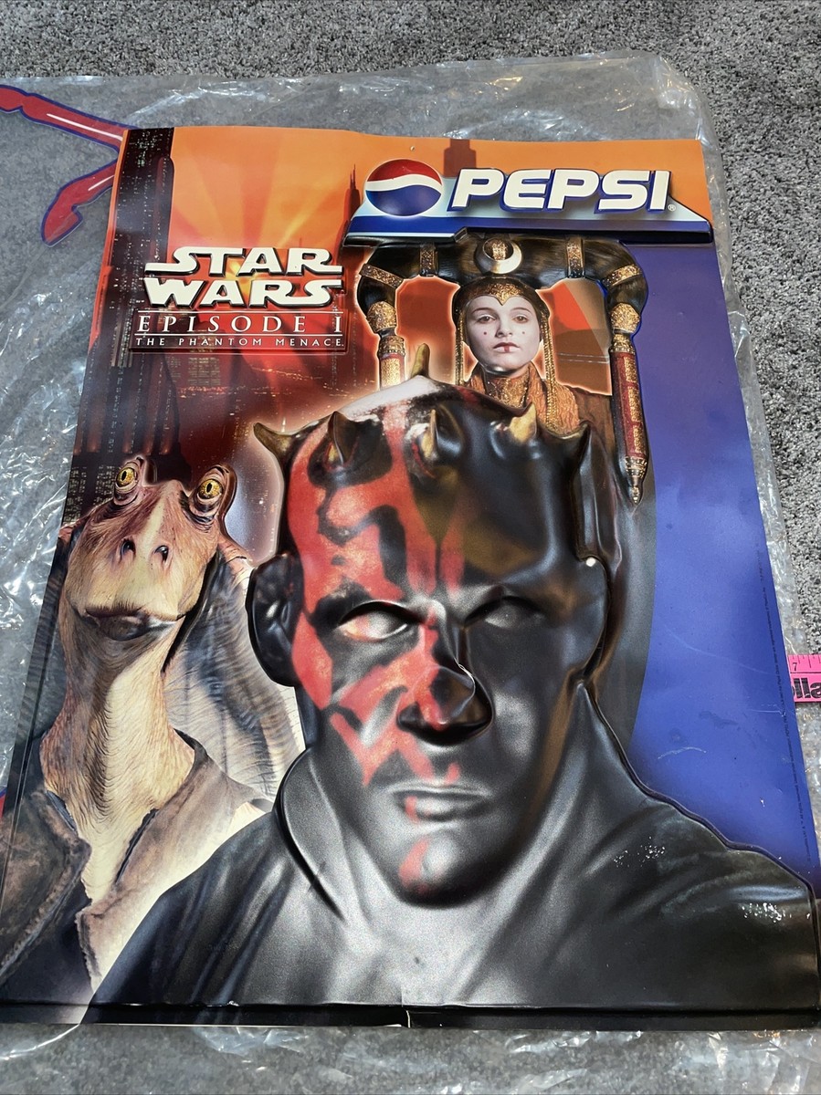 PEPSI STAR WARS THE PHANTOM MENACE EPISODE I Death Maul Jar