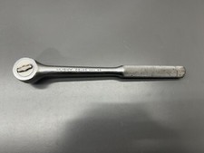 VINTAGE HUSKY CS-45 1/2" DRIVE KNURLED RATCHET - JUST SVCD - MADE IN USA