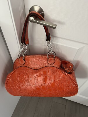 NWT Orange Xoxo Handbag | eBay