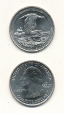 USA - Quarter Dollar 2018 (Mint D) UNC - Rhode Island / Block Island