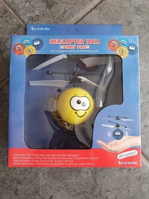 Helicopter Ball Fluggerät Funny Face Flieger Neu OVP TOP