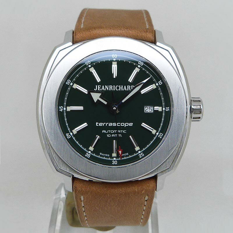 JEANRICHARD 60500-11-A01-HDC0 Terrascope Green Used Wristwatch