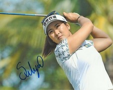 LPGA GOLFER SU-HYUN OH HAND SIGNED 8x10 PHOTO A w/COA WOMEN'S GOLF PROOF 