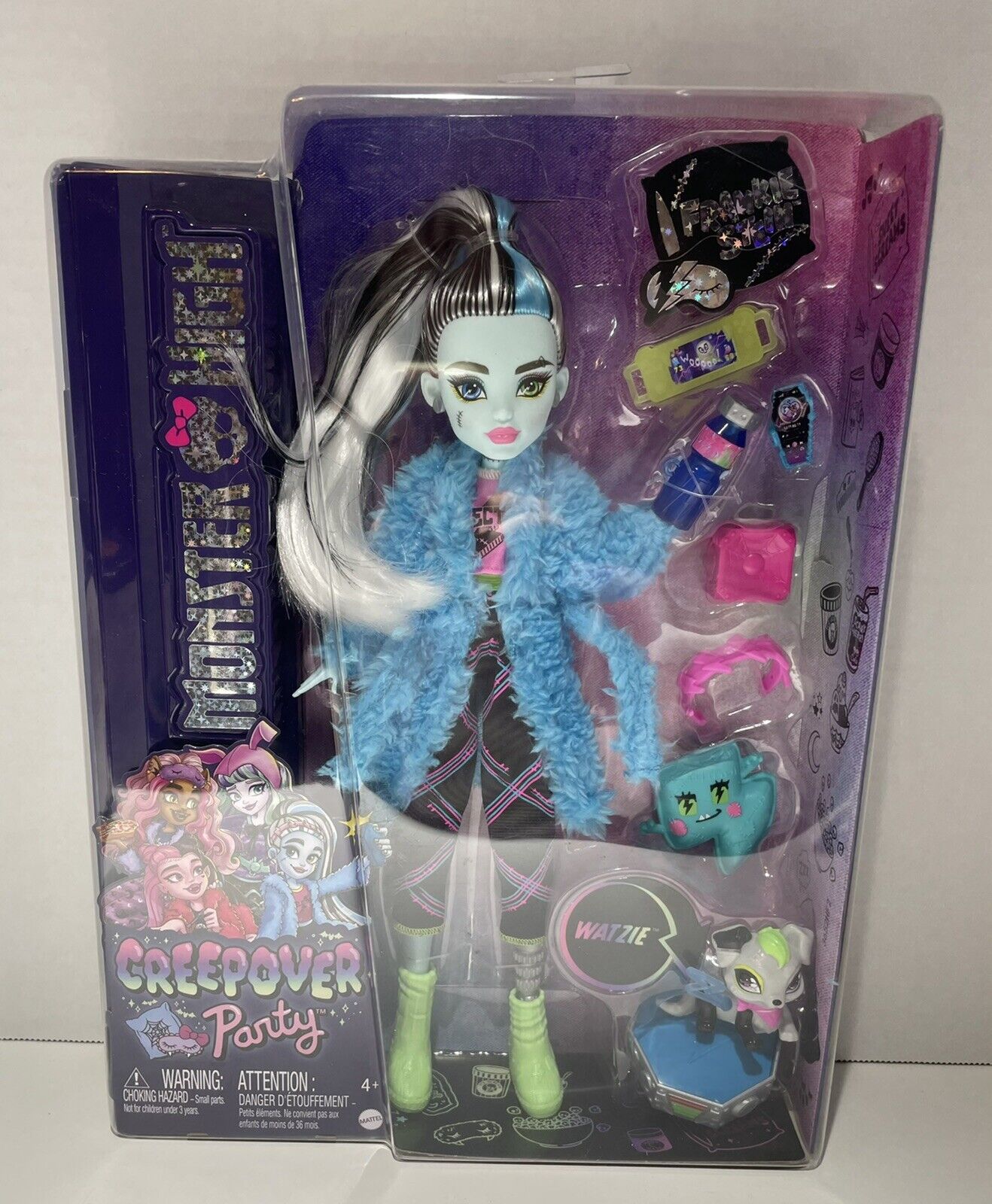 Boneca Monster High Creepover Party Frankie Stein - HKY68 Mattel -  Arco-Íris Toys