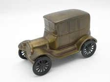 VTG Banthrico 1926 Ford Model T Metal Central National Bank Chicago Coin Bank