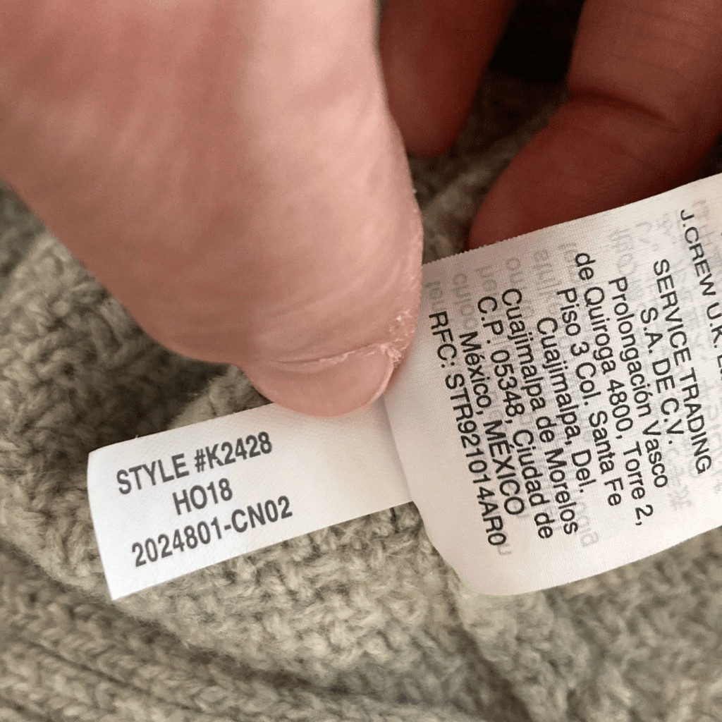 J Crew Cable Knit Patchwork Sweater Tunic Size Me… - image 9