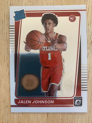 Jalen Johnson 2021-22 Donruss Optic Rated Rookie #181 Hawks RC | eBay