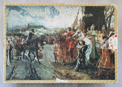 8000 Teile Puzzle, 'La rendition de Grenada', Francisco Pradilla, sehr selten!!