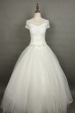 Handmade Beaded Wedding Dress Sequins Wedding Dress