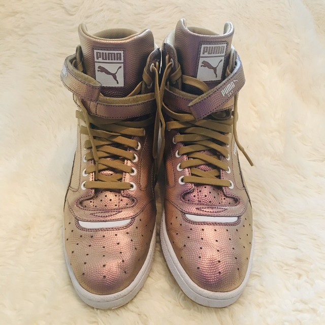puma sky ii hi patent emboss