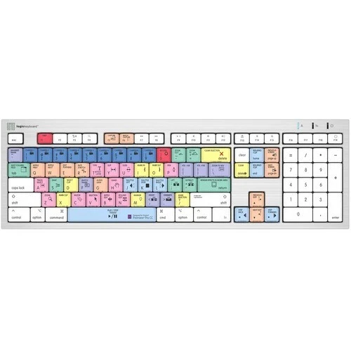 Logickeyboard ALBA Mac Tastatur für Adobe Premiere Pro CC (Französisch) - Bild 2 von 4