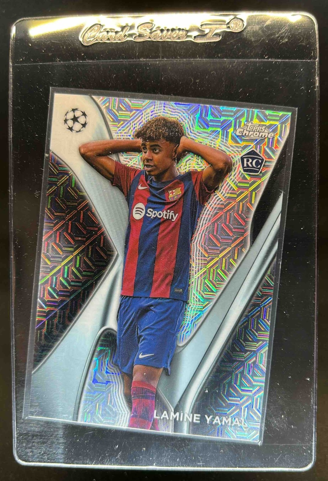 2023-24 Topps UEFA Lamine Yamal Mojo Chrome RC Rookie #MJ-9 Barcelona