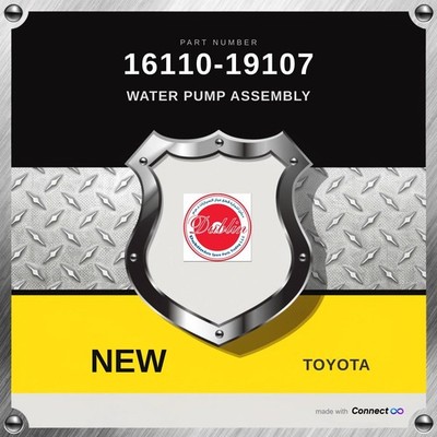 Original 1996-1999 Toyota Paseo Wasserpumpenaggregat 16110-19107