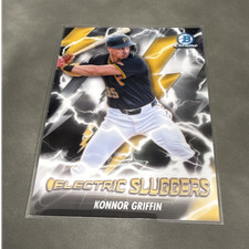 Topps Bowman Chrome Konnor Griffin Pirates Electric Sluggers ES-17