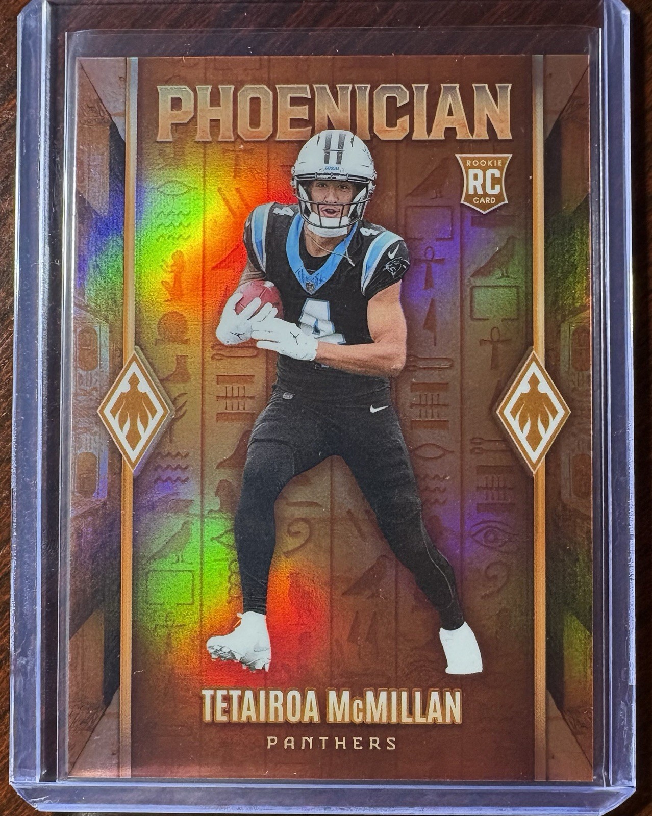 2025 Panini Phoenix Tetairoa McMillan Phoenician Case Hit SSP RC Panthers