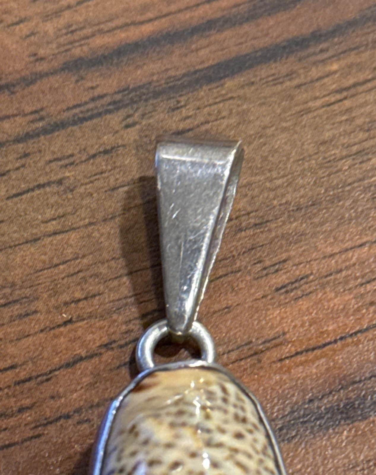 Sterling Silver Charles Albert Shell Pendant 2.25… - image 5