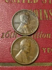 1922 D Lincoln Cent  Wheat Penny  "Weak D" &  1916 D  Lincoln Cent  Wheat Penny