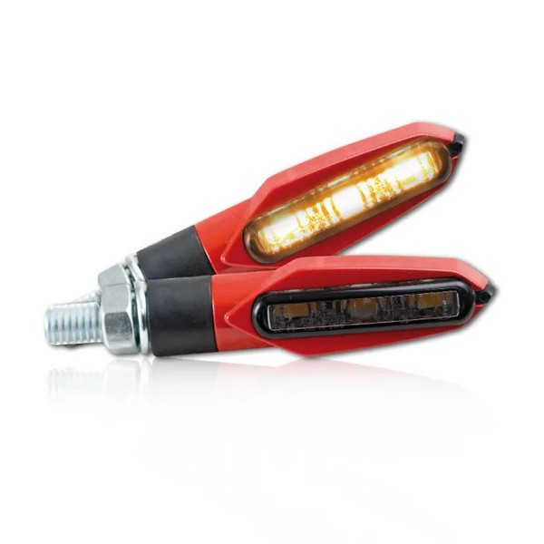 Smd-Blinker Slight Rot M8 GetöNt Paar L51Xb14Xh21Mm E-GeprüFt-image
