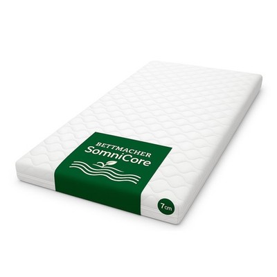 7cm Topper 7-Zonen Wellenprofil Bezug 60° waschbar Oeko-TEX  100 4 Härtegrade