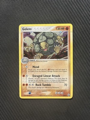 Pokemon TCG Golem 6/92! Damaged Condition! See Description!