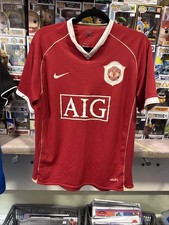 Manchester United 2006/07 Home Shirt Men’s Medium Nike AIG Genuine 