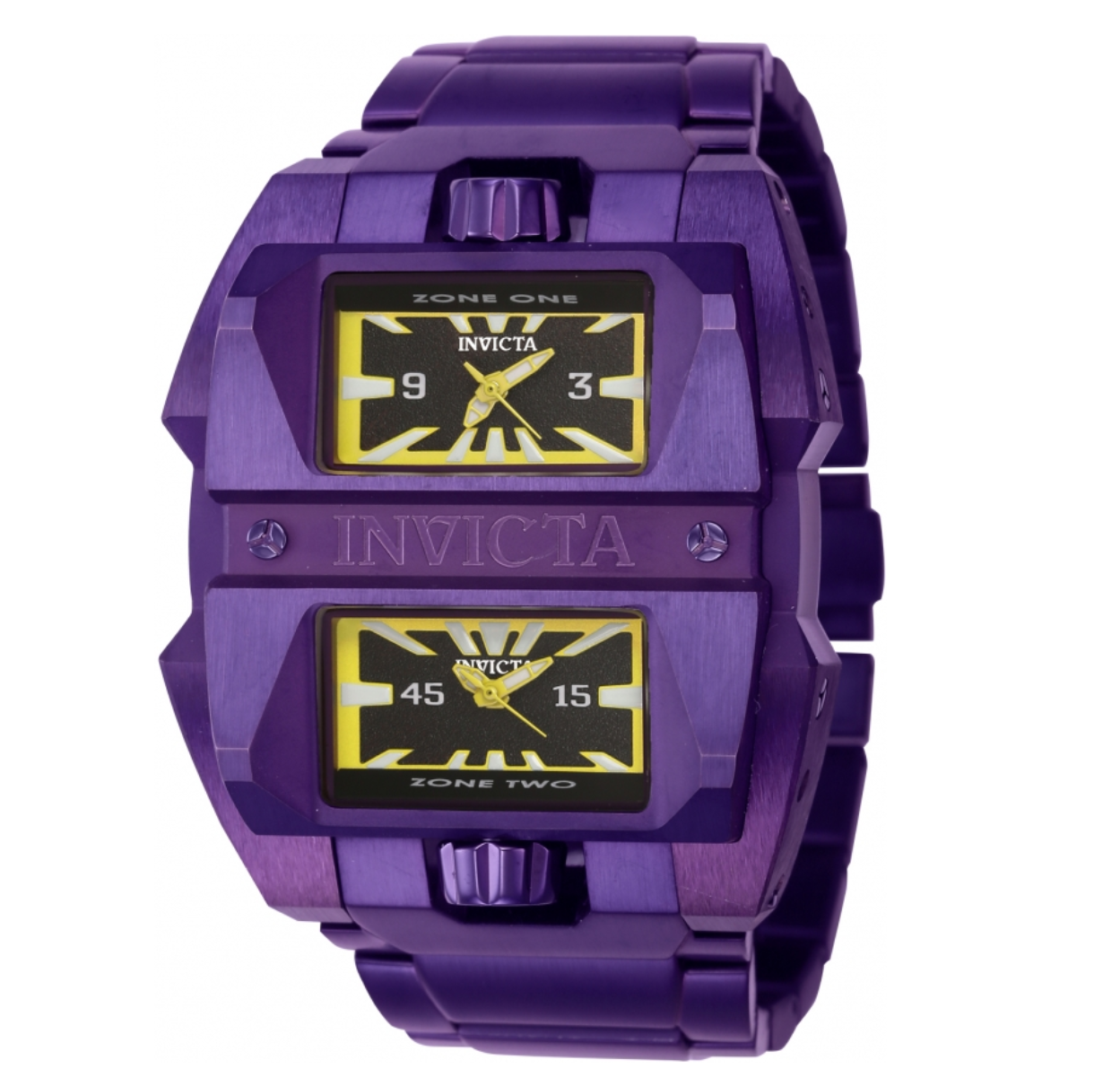 Invicta Akula Dual Time Men's 50mm Dark Purple Swiss Quartz Watch 41711