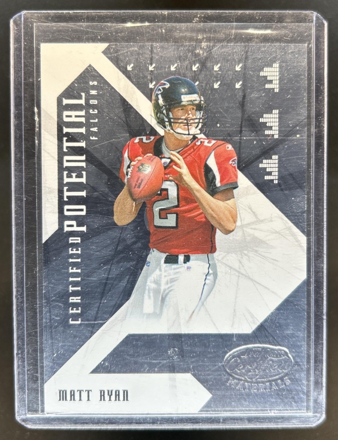 Matt Ryan Leaf Certified Materials Certified Potential #CP11 Base