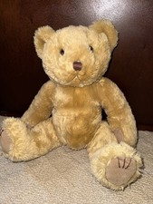 Hometown Products Teddy Bear Plush Brown Tan Stuffed Animal EUC