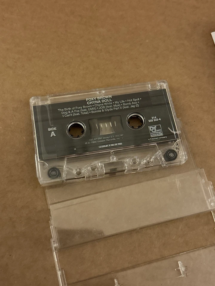 Foxy Brown Chyna Doll Explicit (Cassette, 1999, Def Jam) VG Tape On Cassette - Image 4 of 4