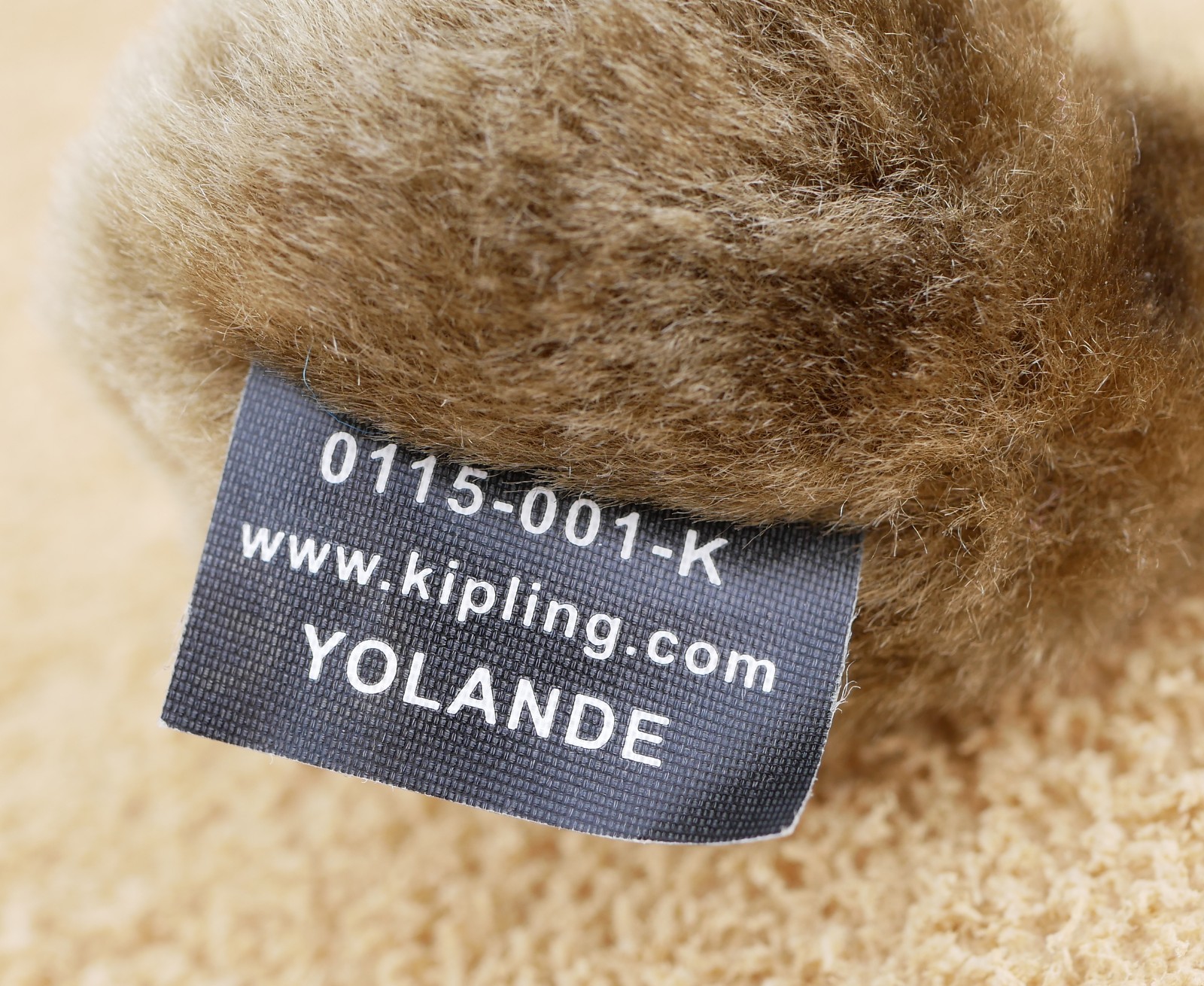 Kipling Brown Small Monkey Keychain / Keyring Key… - image 3