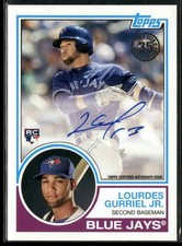 2018 Topps Update 1983 Topps Design Auto Lourdes Gurriel Jr #83A-LU Auto
