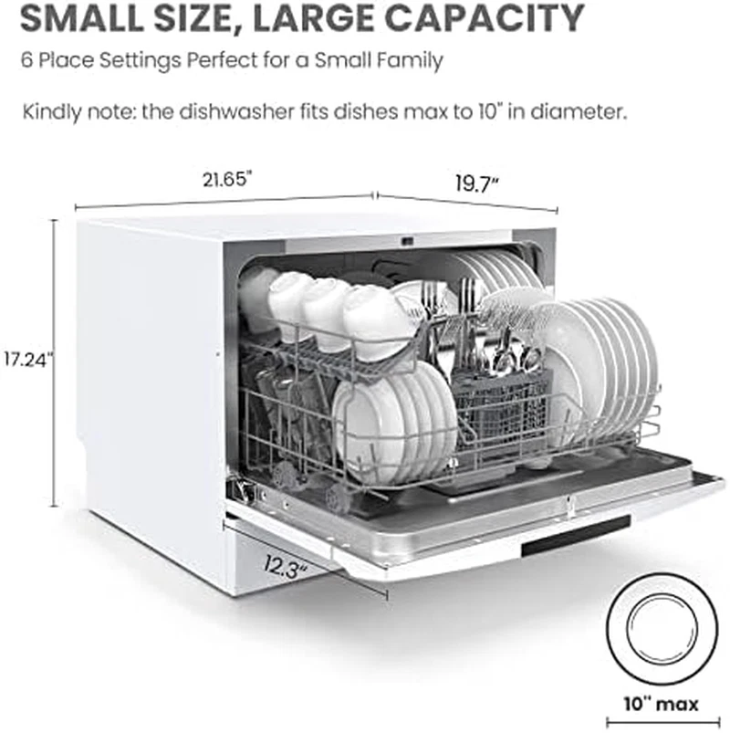 COMFEE' Countertop Dishwasher - Thumbnail 5