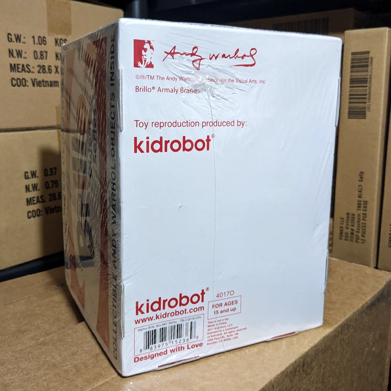 Kidrobot ANDY WARHOL BRILLO OBJECT SERIES Figures Blind Box Sealed Case Of 24 - Image 2 of 4
