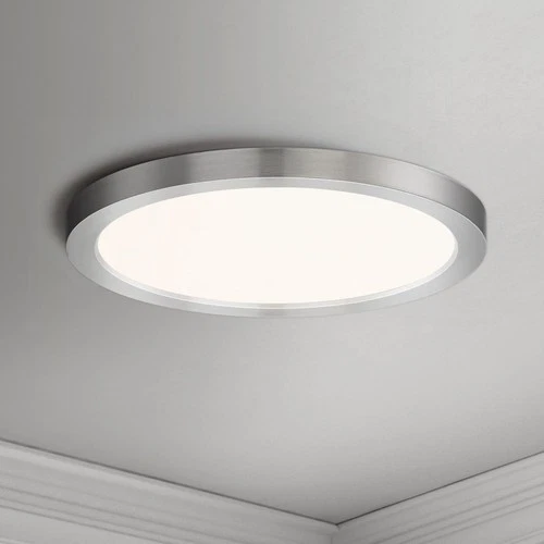 Maxim Lighting 57694WTSN Chip LED 9 inch Satin Nickel Flush Mount Ceiling Light - Picture 2 of 2