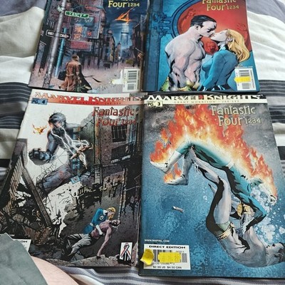 FANTASTIC FOUR - 1 2 3 4 #1 -4vGrant Morrison Jae Lee Marvel Knights 2001 VF