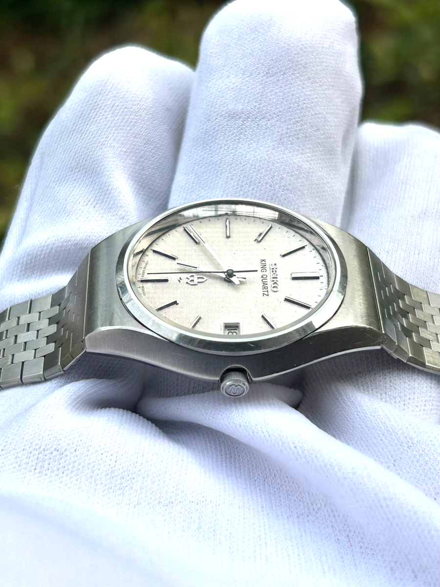 Vintage SEIKO King Quartz 5855 8000 Men Watch From Japan | eBay