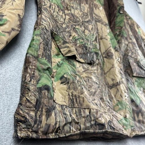 Stearns Dry Wear Jacket Mens XL Brown Realtree Camo Hooded Insulated Parka Rain image 7
